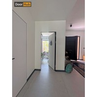 HPL Doors with Royal Black Profile UAE – Luxury Architectural Door Systems